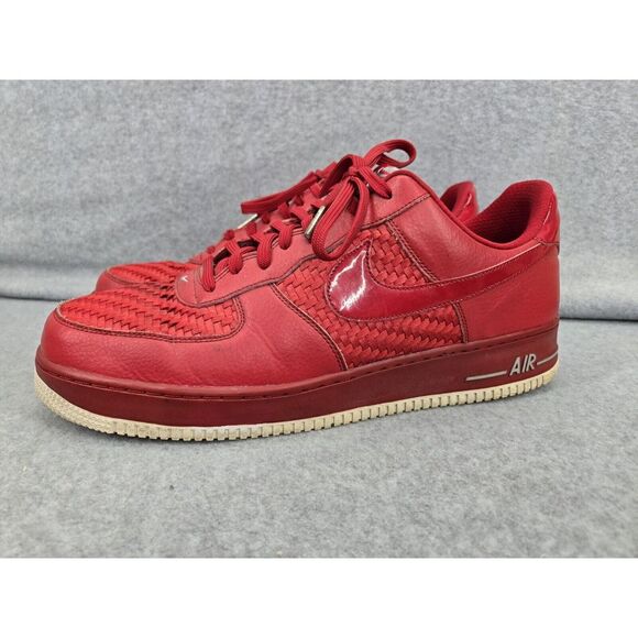 Nike Air Force Low 07 LV8 Woven Gym Red Men's Size 15 718152-605